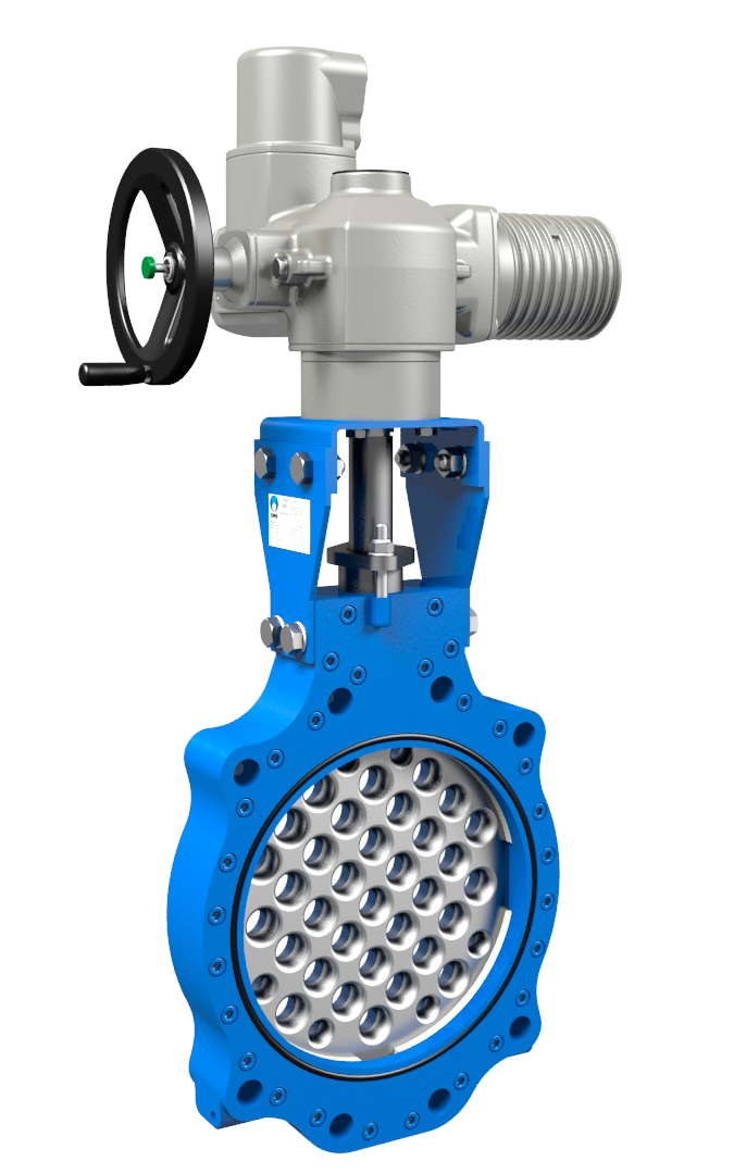 Válvula Compuerta Industrial para Tratamiento de Aguas